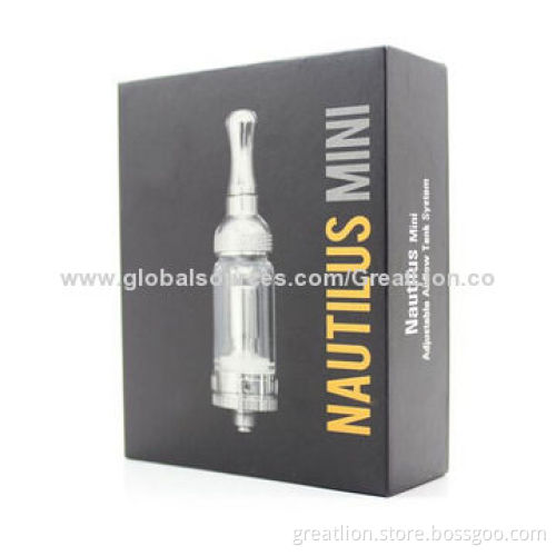 Stock-in Genuine Aspire Airflow Adjustable BVC Nautilus Mini Clearomizer, Made of Stainless Steel